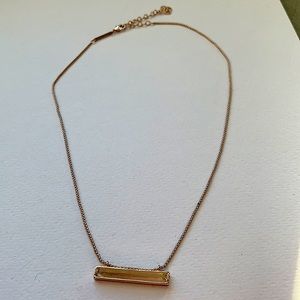 Kendra Scott Rose Gold Bar Necklace
